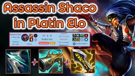 Shaco Jungle Carrying Platin Diamond Season 11 League Of Legends Full Gameplay Infernal