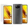 Pack En Funda Gel Transparente Protector Templado Xiaomi Poco X