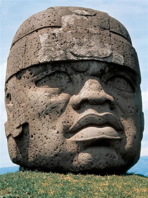 Olmec colossal head, San Lorenzo Monument 1 : r/pics