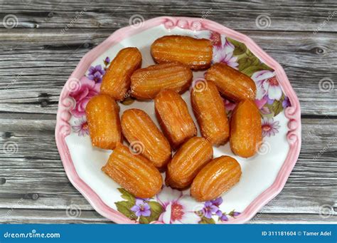 Balah El Sham Or Egyptian Choux Pastry Very Popular Ramadan Month