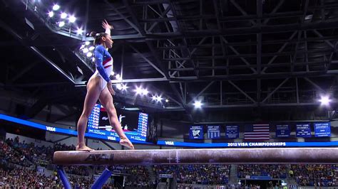 Kyla Ross Beam 2012 Visa Championships Sr Women Day 2 Youtube