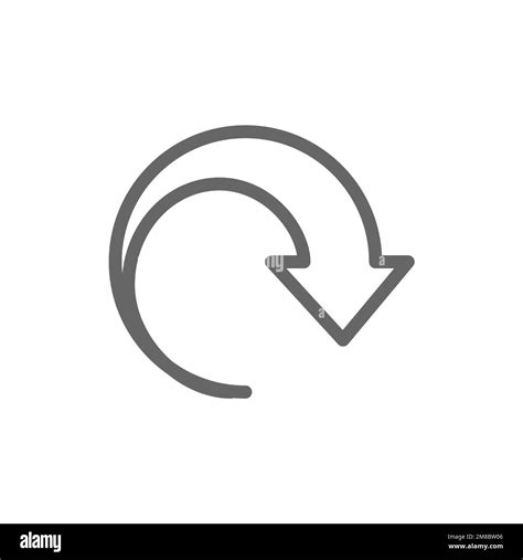 Rotation Arrow Icon App Interface Graphics Resource Vector