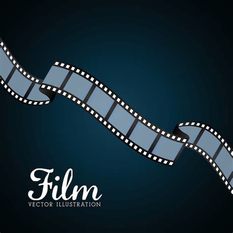 Iconos De Cine Y Cine Vector Premium