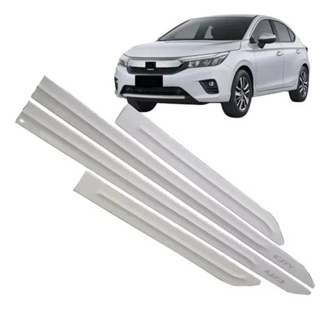 Friso Lateral New Honda City Branco Topazio Cor Original Parcelamento