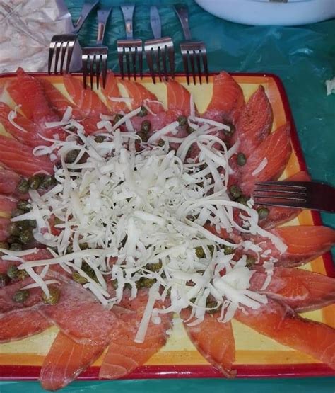 Salmón Carpaccio Ahumado en frío Mar Gourmet