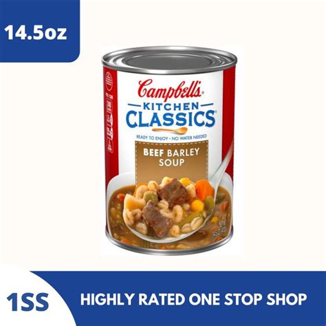 Campbell S Kitchen Classics Beef Barley Soup 14 5oz Lazada PH