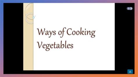 Ways or Method of Cooking Vegetables.pptx