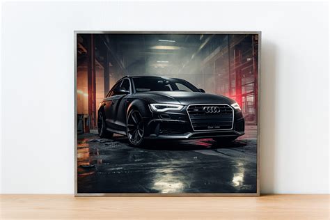 Audi Rs Digital Art Digital Car Print Printable Car Poster Audi Rs