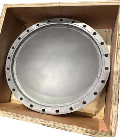 Heat Exchanger Pressure Vessel Steel Tube Sheet Forged Flange Cap