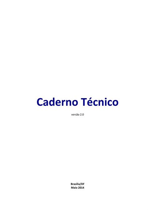 Pdf Caderno T Cnico Sebrae Sebrae Ufs Rn Anexos Anexo I