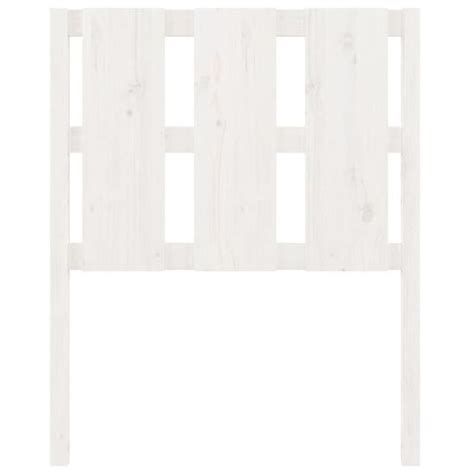 Tête de lit FYDUN Blanc Bois massif Vintage 80 5x4x100 cm