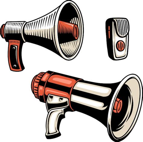 Premium Vector Megaphone Vector