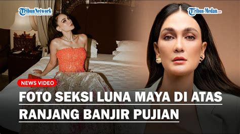 Luna Maya Pamer Foto Seksi Diatas Ranjang Kecantikan Eks Ariel NOAH