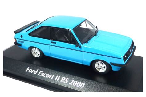 Maxichamps Ford Escort Ii Rs Hellblau Ma Stab