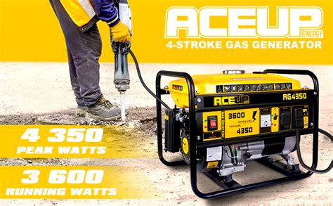 Amazon Aceup Energy Portable Generator Watt Gas Powered