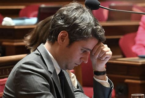 Assembl E Nationale Gabriel Attal Affrontera Sa Premi Re Motion De