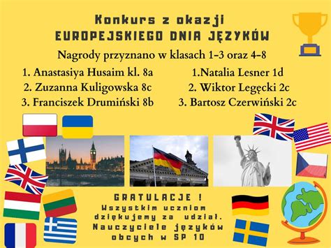 Europejski Dzie J Zyk W Obcych Szko A Podstawowa Nr W Szczecinie