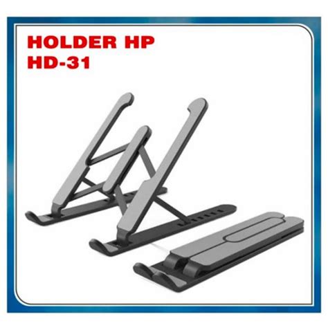 Jual HD 31 HOLDER PHONE STAND UNIVERSAL FOLDING DESKTOP DUDUKAN HP