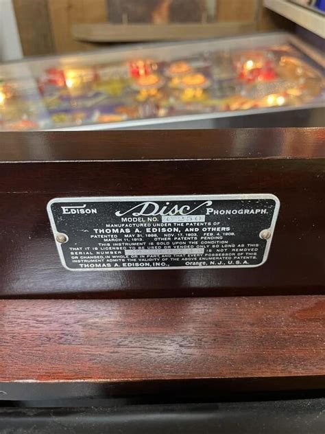 Edison Phonograph Model C250 In Working Order In M Live And Online