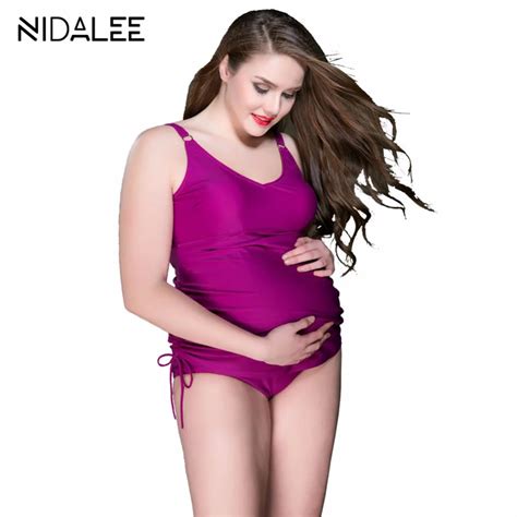 Tassels Big Bust Swimsuit Plus Size Swimwear Pregnant Woman One Piece