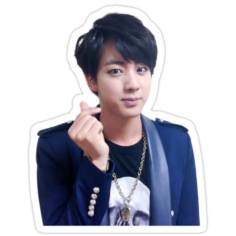 Jin Kim Seokjin Bts Stickers By Alex17125 Redbubble