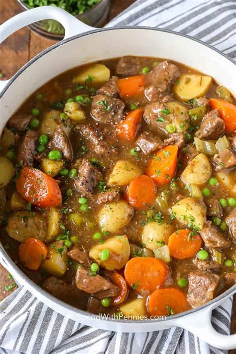 Beef Stew Recipe {Homemade & Flavorful} - Spend With Pennies