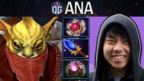 Og Ana Smurf Bounty Hunter With Octarine Lotus Orb Dota