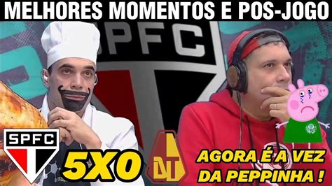 SÃO PAULO 5 X 0 TOLIMA MELHORES MOMENTOS E POS JOGO COPA SULAMERICANA