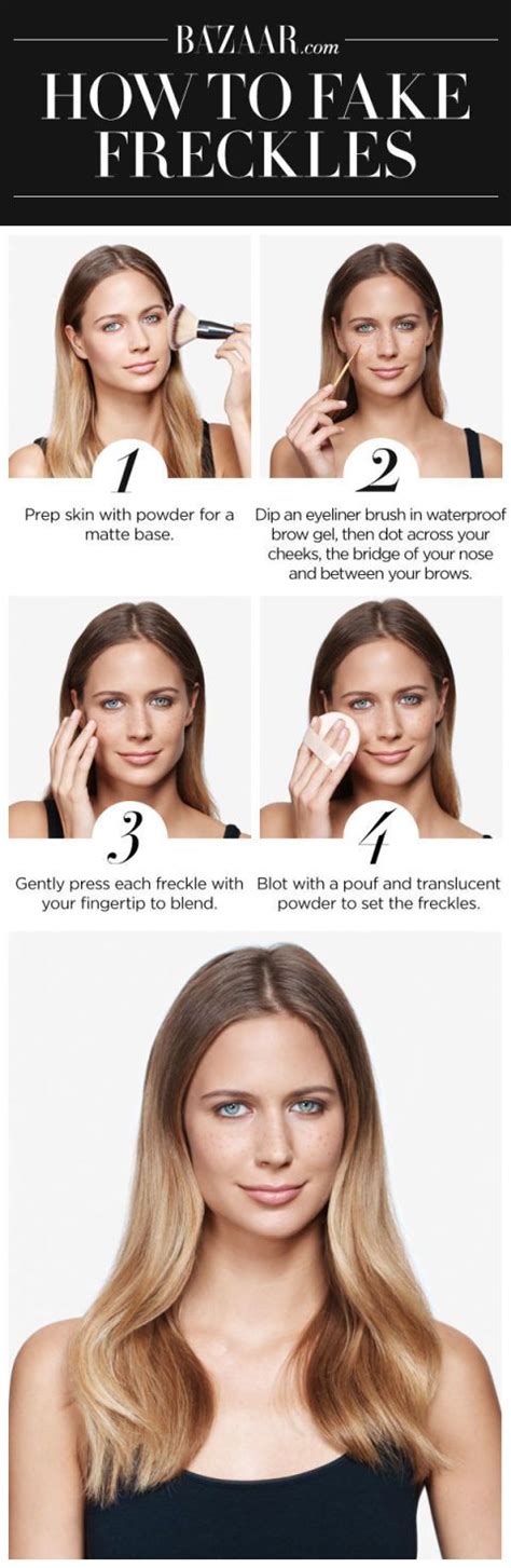 How To Fake Freckles How To Draw On Freckles