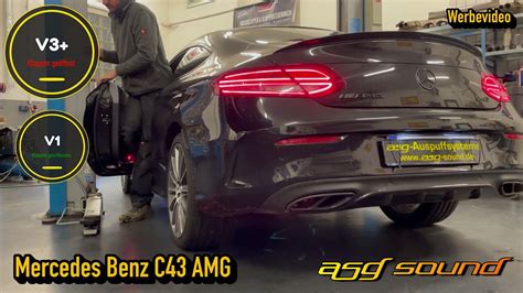 Mercedes Benz C Amg Coupe V V Asg Sound Sportauspuff Umbau