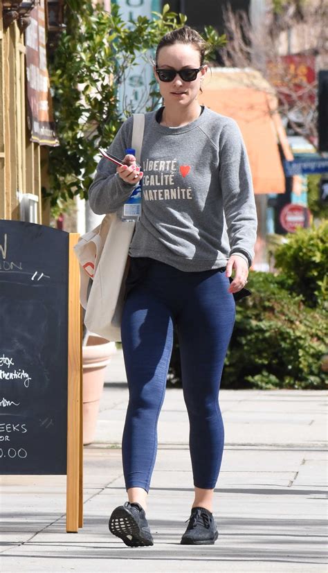 Olivia Wilde Hits The Gym In La Celeb Donut