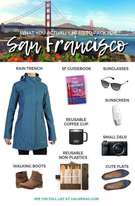 10 Essentials You Need To Pack For San Francisco San Francisco