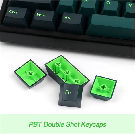 Fogruaden PBT Keycaps 166 Keycap Set Cherry Profile Double Shot Keycaps