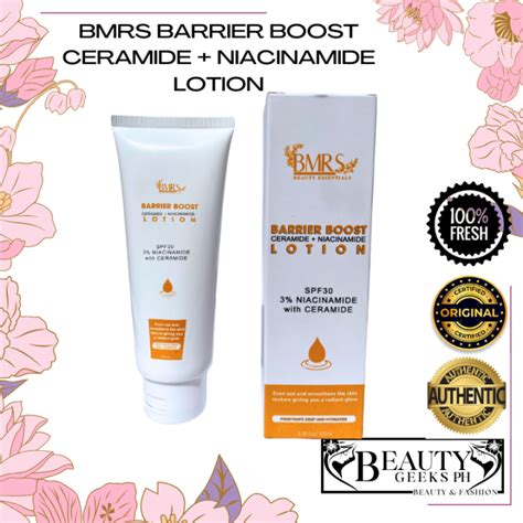 Original Bmrs Barrier Boost Ceramide Niacinamide Lotion Spf