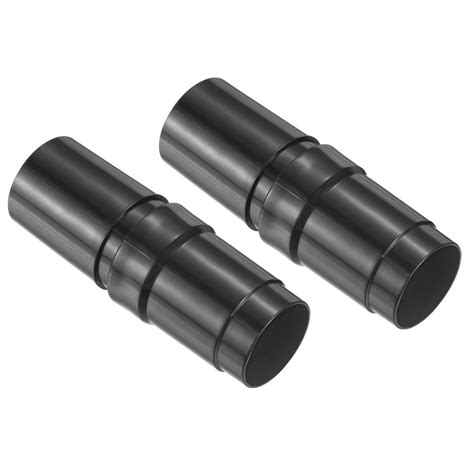 Uxcell Vacuum Hose Adapter Cleaner Hose Converter 32mm To 32mm Connector Black 2 Pack