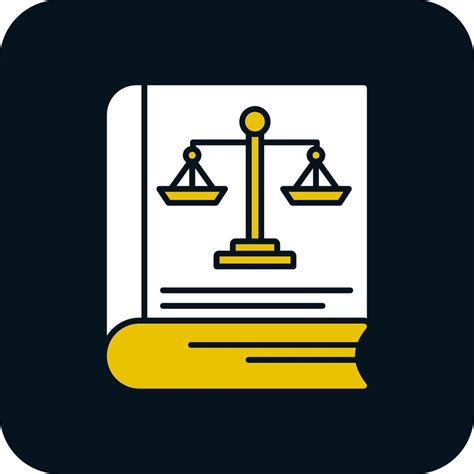 Law Book Glyph Two Color Icon Vector Art At Vecteezy