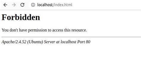 Ubuntu 22 04 Apache 403 Forbidden You Don’t Have Permission To Access This Resource My