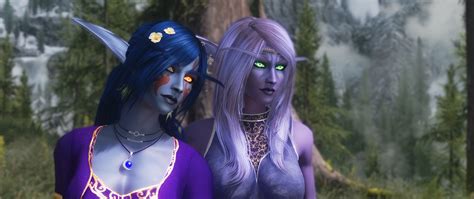 Night Elves Shanaris And Yazmina At Skyrim Nexus Mods And Community