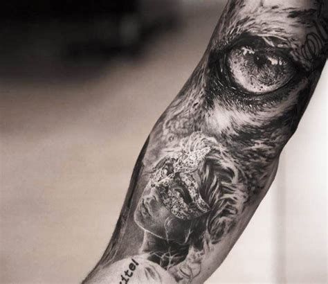 Black And Grey Tattoo By Niki Norberg Black Grey Tattoos Grey