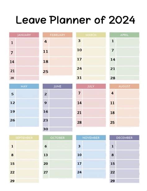 The Printable Calendar For Leave Planner Of 202