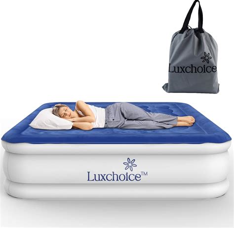 Luxchoice Air Bed Blow Up Bed King Size With Built In Pump Air Mattress