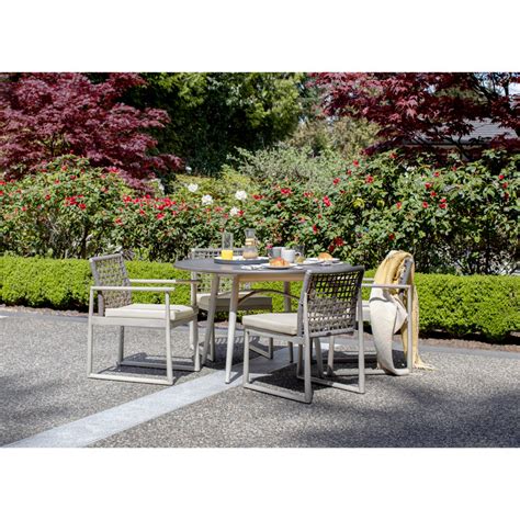 Ratana Park West Aluminum Dining Armchair AuthenTEAK