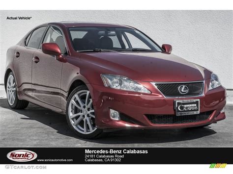 2006 Matador Red Mica Lexus Is 250 106692176 Photo 2 Car Color Galleries