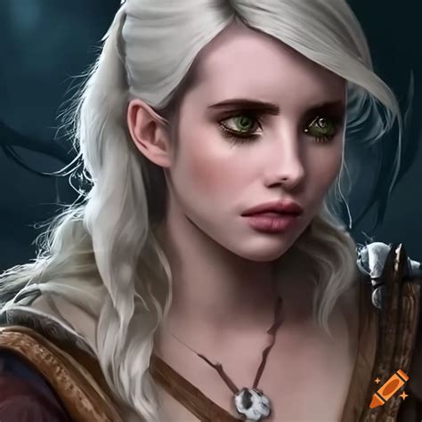 Emma Roberts As Ciri From The Witcher