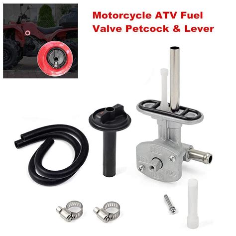 Atv Motorcycle Fuel Valve Petcock Lever Set Fuel Tank Switch Valve