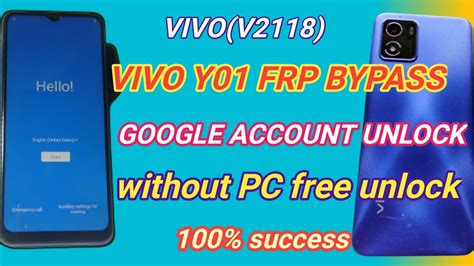 Vivo Y Frp Bypass Google Account Remove Vivo V Unlock Without Pc