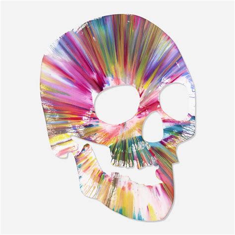 Damien Hirst | Skull Spin Painting (2009) | Artsy