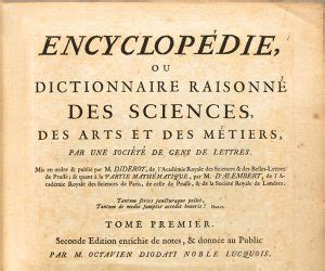 Diderot El Prospectus Y La Primera Enciclopedia