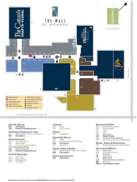 Map Of Stores In Crossgates Mall | Printable Templates Free