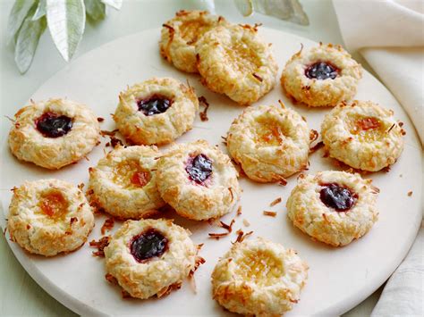 Jam Thumbprint Cookies Recipe Jam Thumbprint Cookies Food Network